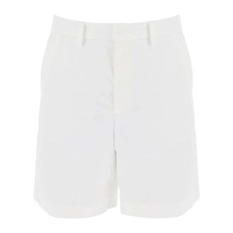Valentino Garavani Cotton Bermuda Shorts - male - Valentino Garavani - Casual Shorts - White - M - Shorts
