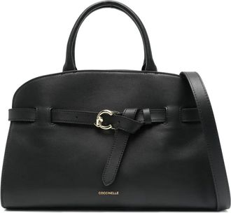 Coccinelle Borsa tote Sabine con fibbia - Nero