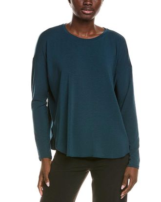 Eileen Fisher Eileen Fisher Round Neck Boxy Top