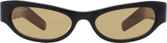 Gucci Yellow Cat Eye Ladies Sunglasses GG1635S 001 53