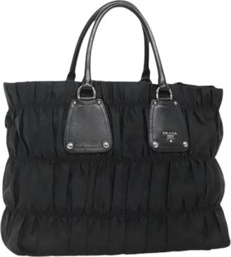 Prada Pre-owned Nylon prada-bags - Dames - Vintage Shopper - Zwart - ONE Size - Nylon - Vintage