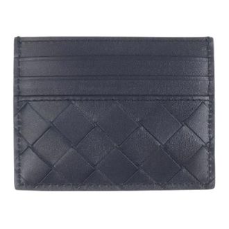 Bottega Veneta Pre-owned Wallets, male, Blue, Size: ONE SIZE Pre-owned Leather wallets