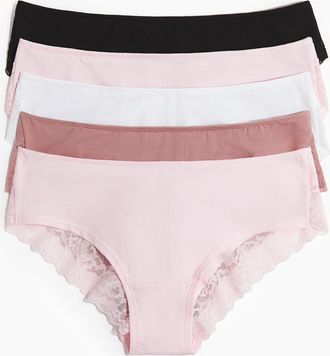 H&M 5er-Pack Hipster - Pink