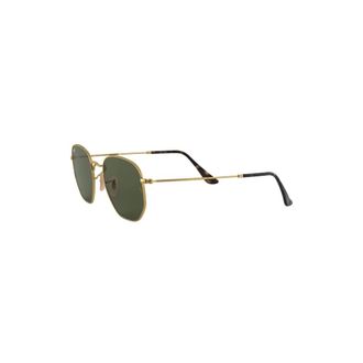 Ray-Ban Zonnebril met Hexagonale Platte Glazen - unisex - Zonnebrillen - Geel - 48 MM - Accessoires