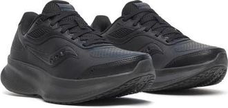 Saucony Integrity Metro Walking Sneaker in Triple Black at Nordstrom, Size 10.5