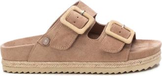 Xti Womens Flat Sandals In Taupe