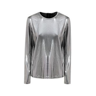 Tom Ford Metallic Lange Mouwen Top