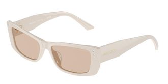 Jimmy Choo London JC5002BU 500893 Womens Sunglasses White Size 55
