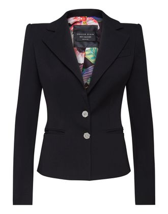 Philipp Plein Blazer Skull and roses