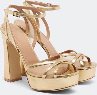 Malone Souliers Sandalias Sylvie de piel y malla