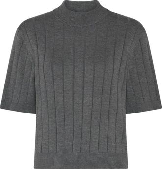Bruuns Bazaar Truien - Dames - Coltruien - Grijs - XL - Truien & Vesten