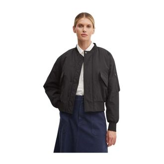 A.P.C. A.p.c., Jassen, Dames, Zwart, S, Leer, Haley Bomberjack