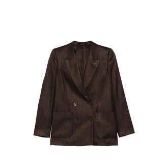 Lardini Double-breasted Peaked-lapel Blazer