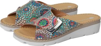 Eric Michael Agua Womens Sandals Mosaic : EU 40 (US Womens 9.5-10) M (B), Leather