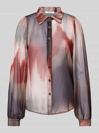 Zabaione Regular Fit Hemdbluse mit Ballonärmeln Modell He44ddaa in Rot, Größe XL