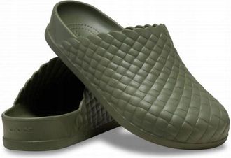 OEM Zueco Crocs Dylan Con Textura Tejida 209946 M8 I Eu 4142 I W10 Verde Militar