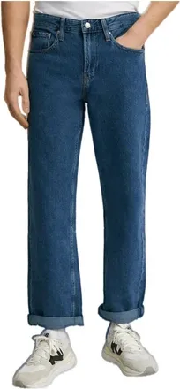 Calvin Klein Mens 90s Straight Fit Denim Jeans, Waist Size 30