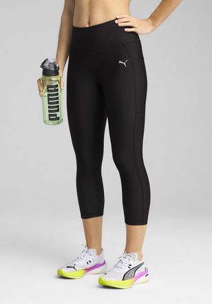 Puma Lauftights PUMA W RUN VELOCITY 3/4TH TIGHT, Damen, Gr. XL, N-Gr, schwarz (puma schwarz), Trikot, Obermaterial: 77% Polyester, 23% Elasthan, unifarben,