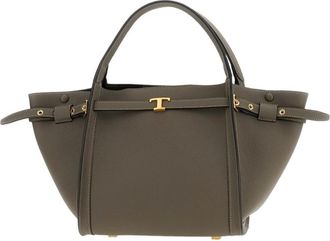 Tod's Kleine leren shoppingtas - Dames - Tassen - Bruin - Maat: ONE Size Leer