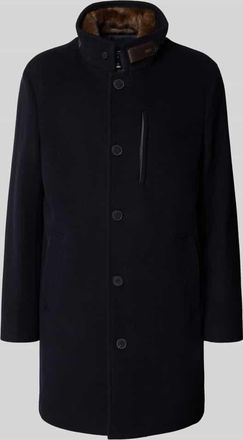 Roy Robson Regular Fit Kurzmantel aus Baumwoll-Kaschmir-Mix in Marine, Größe 50