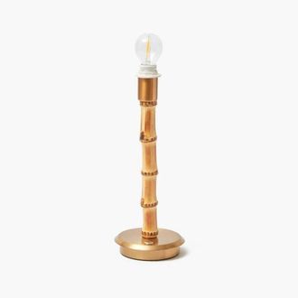 Mrs. Alice Wooden Rechargeable Lamp in Neutral at Nordstrom