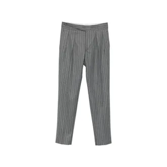 Tagliatore Pinstripe-pattern Pleated Trousers
