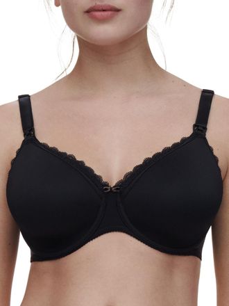 Chantelle Womens Speciality Nursing Bra - Black Polyamide - Size 34DD