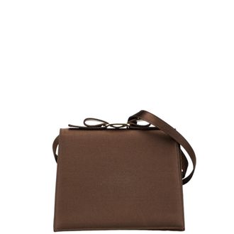 Ferragamo Satin Shoulder Bag (Pre-Owned)