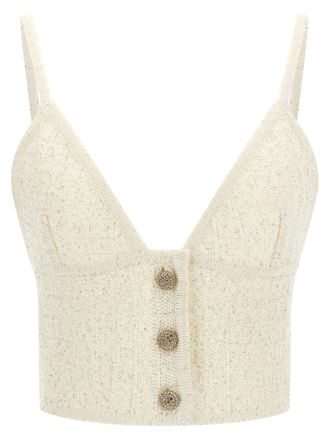 Alessandra Rich Polyester Tank Womens Tops