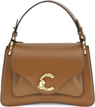 Coccinelle Borsa tote C-Me piccola in pelle - Marrone