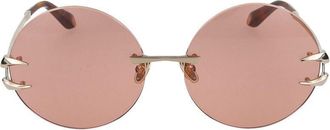 Roberto Cavalli Occhiali da sole Roberto Cavalli SRC006 594 F Oro Chiaro Lucido /17/140