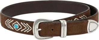 Alberto Luti Western Riem 924/35 - Heren - Riemen - Bruin - 105 CM - Leer - Accessoires
