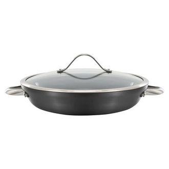 Calphalon Signature Hard-Anodized Nonstick 12-Inch Everyday Pan with Cover in Black at Nordstrom