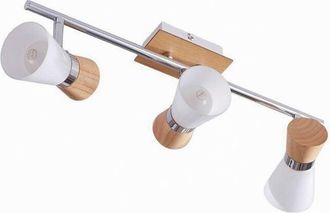 Lampenwelt.com Lindby Vivica in Marrone da Legno