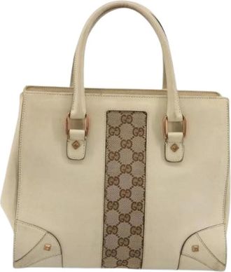 Gucci Bolso Tote Pre-owned - Pre-owned - Mujer - Beige - ONE SIZE
