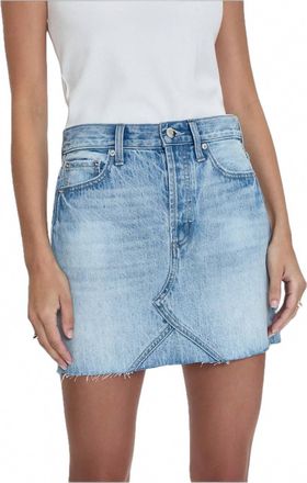 Pistola Denim Kat High Rise Vintage Skirt In Academia