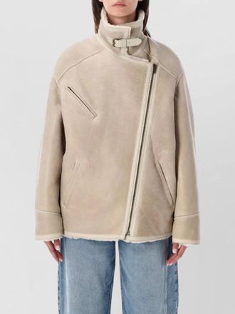 Isabel Marant shearling relaxed-fit jacket