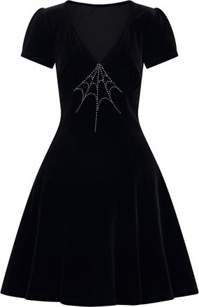 Hell Bunny Morticia Dress Black