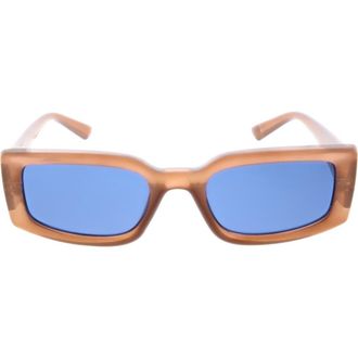 BCBGeneration 54mm Rectangular Sunglasses in Brown Amber at Nordstrom Rack