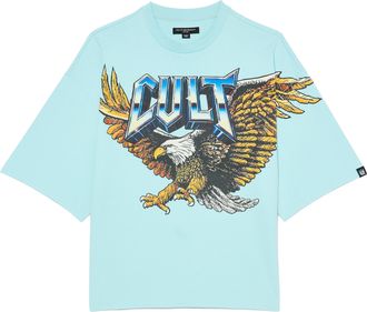 Cult of Individuality OVERSIZED SHORT SLEEVE CREW NECK TEE PREDATOR