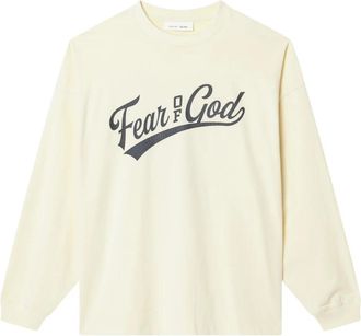 Fear of God Merch Long Sleeve Tee - Heren - Longsleeves - Beige - 2XL - Katoen - Tops