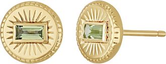 Bony Levy Stud Earrings in 14K Gold/Garnet Peridot at Nordstrom Rack