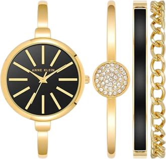 Anne Klein Womens Classic Black Dial Watch