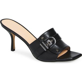Stuart Weitzman Maverick Slide Sandal in Black at Nordstrom Rack, Size 6.5