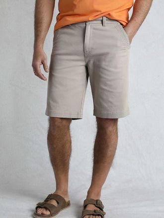 Weird Fish Rayburn Flat Front Shorts in Flint Stone at Nordstrom, Size 38 X 11