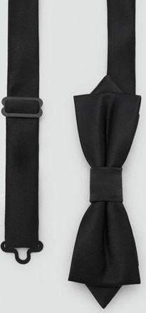 Mango Papillon classico punta diamante nero - Uomo - Taglia unica - MANGO MAN