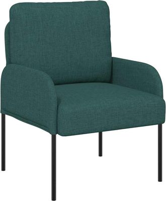 vidaXL Divani Con Cuscino 55cm Verde Scuro Legno Compensato Vidaxl