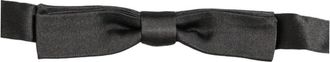 Dolce & Gabbana Strikdas - Heren - Accessoires - Grijs - ONE Size - Satijn - Accessoires