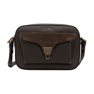 Coccinelle Tassen, Dames, Groen, ONE Size, Katoen, Crossbody Bag