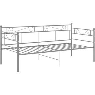 vidaXL Sof&aacute; De Metal Gris De 90x200 Cm